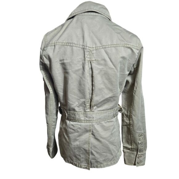 J. CREW Vintage Olive Green Utility Shirt Jacket - Picture 4 of 8
